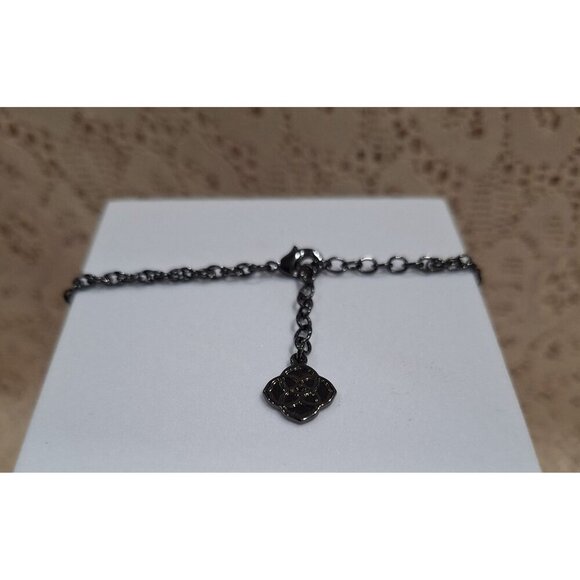 EUC Kendra Scott Rayne Long Pendant Necklace With Turquoise Stone & Tassel - Picture 6 of 9